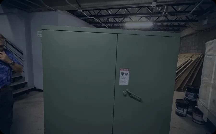 Pad-mounted transformer