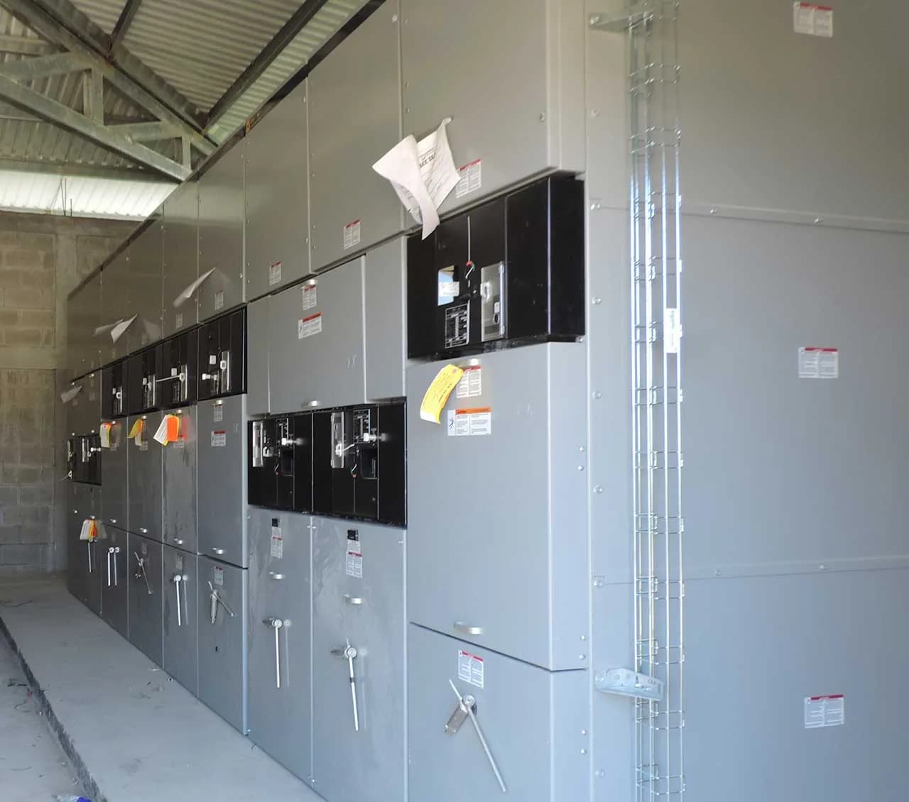 Medium-voltage equipment in Tela Bay