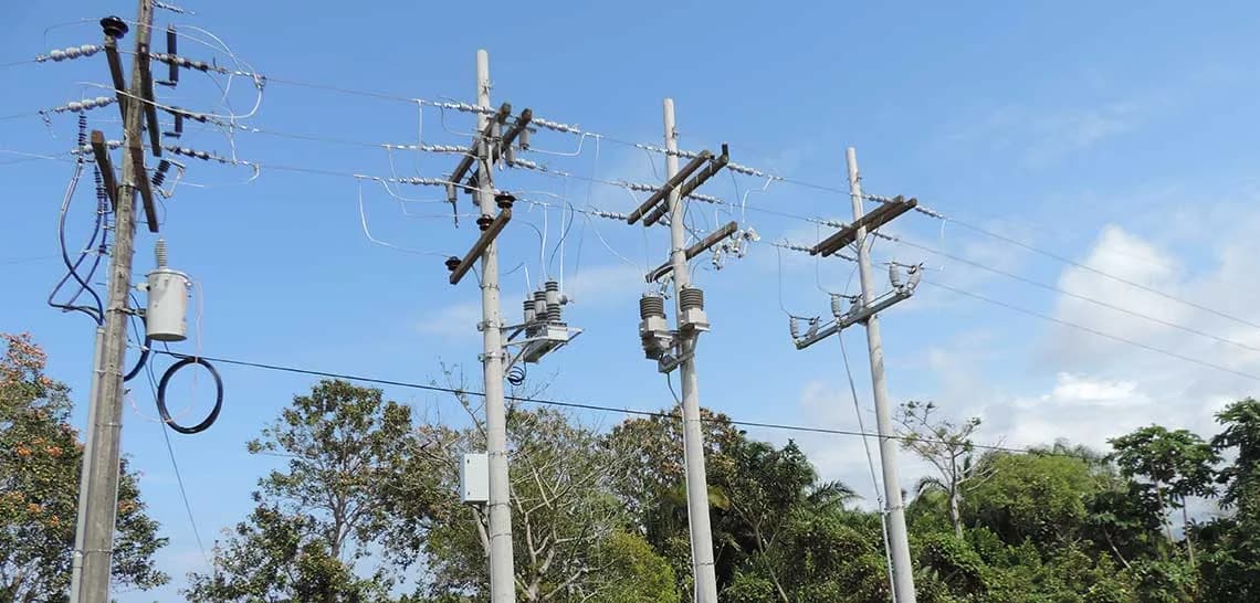 Medium-voltage primary structures in Tela Bay